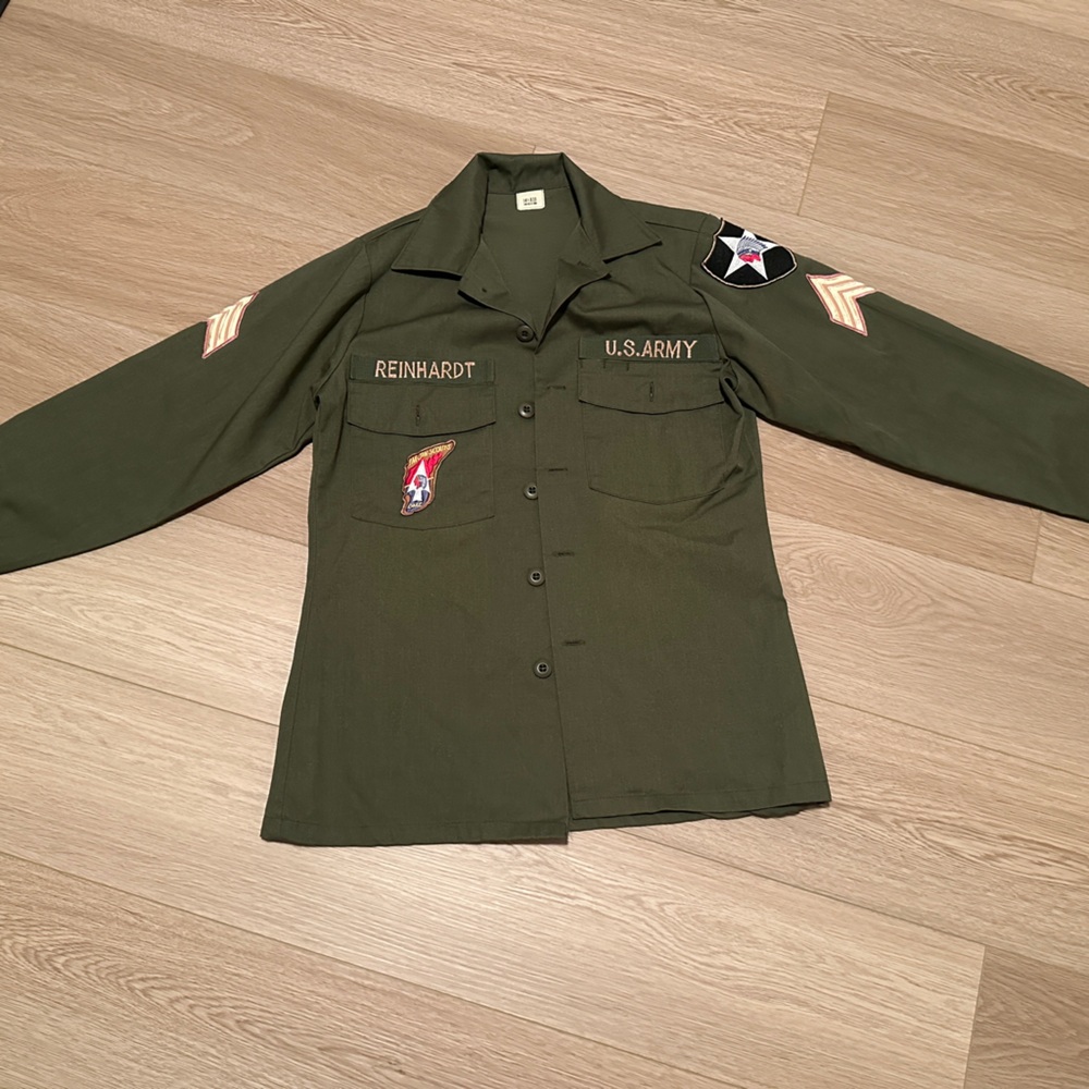 US Army military shirt jacket John Lennon